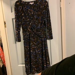 3/4 sleeve knee/shin length dress